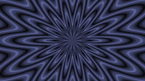 Dark Blue Geometric Star Pattern Abstract Motion Loop Stock Footage 333072868
