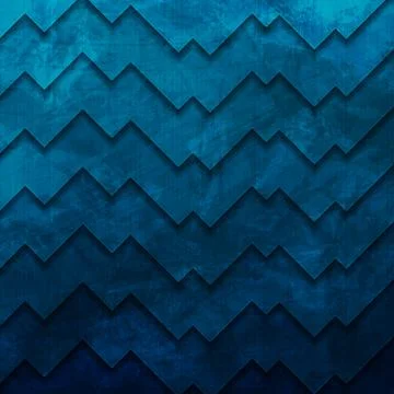 Dark blue geometric tech material grunge background Stock Illustration