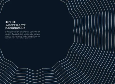 Dark blue geometric zig zag line of abstract background. Stock Illustration