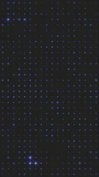 Dark blue glowing grid dots digital matrix abstract background Stock Illustration