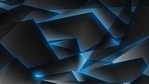 Dark Blue Glowing Lines Video stock 99107018