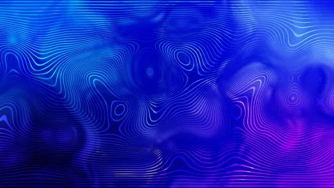 Dark Blue gradient background with liquid curvy wave flowing. Stock Illustration