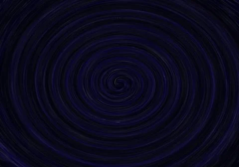 Dark Blue Gradient Circular Swirl Design Art. Swirl. Seamless Pattern. Geometry Illustrazione stock