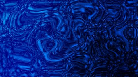 Dark Blue gradient motion background with liquid curvy wave flowing. Stock Illustration