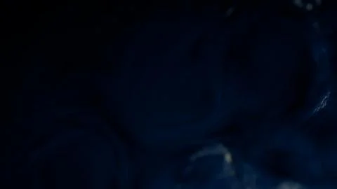 Dark blue gradient organic lines material - abstract 3D illustration Stock-Illustration