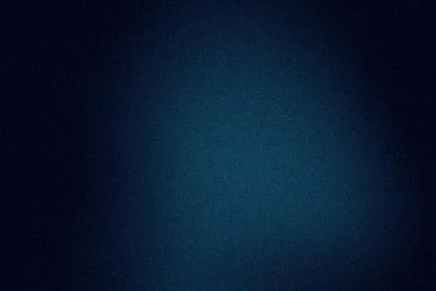 Dark blue grainy gradient texture background with fine noise pattern and so.. Stock Illustration