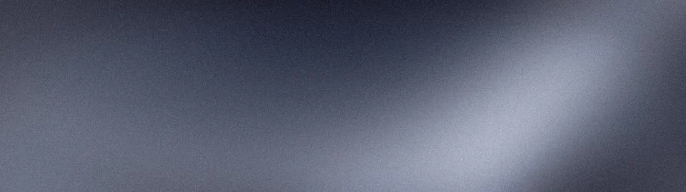 Dark blue gray smooth gradient background with grainy texture and blurred g.. Stock Photos