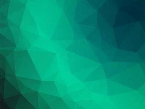 Dark blue green triangles background Stock-Illustration