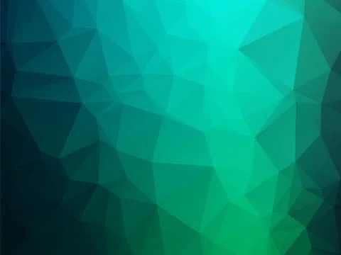 Dark blue green triangles background Stock Illustration