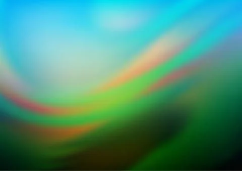 Dark Blue, Green vector abstract template. 스톡 일러스트