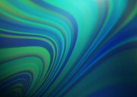 Dark Blue, Green vector abstract bokeh pattern. Illustrazione stock