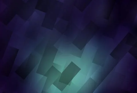 Dark Blue, Green vector backdrop with rhombus. Illustrazione stock