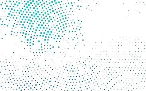 Dark Blue, Green vector background with rectangles. Illustrazione stock