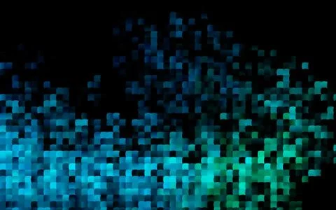 Dark Blue, Green vector background with rectangles. Ilustración de archivo