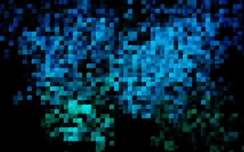 Dark Blue, Green vector background with rectangles. イラスト素材