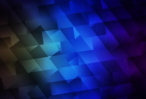 Dark Blue, Green vector background with rectangles. Ilustración de archivo