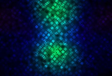 Dark Blue, Green vector background in polygonal style. Stock Illustration