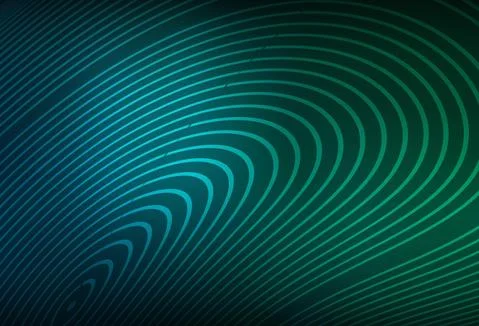 Dark Blue, Green vector background with wry lines. Stock Illustration