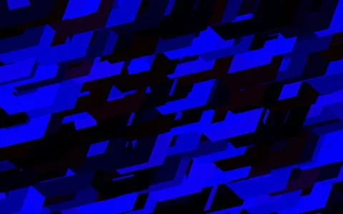 Dark Blue, Green vector background with set of hexagons. 스톡 일러스트