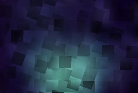 Dark Blue, Green vector background in polygonal style. Illustrazione stock