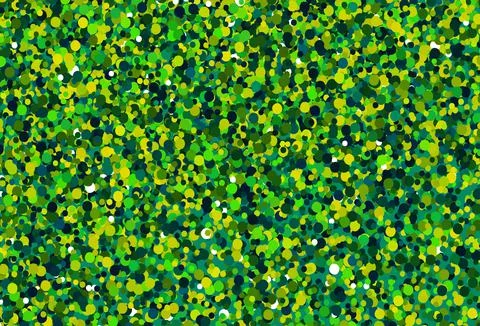 Dark Blue, Green vector background with bubbles. Stock Illustration