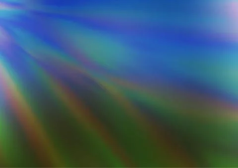 Dark Blue, Green vector blurred shine abstract pattern. Illustrazione stock