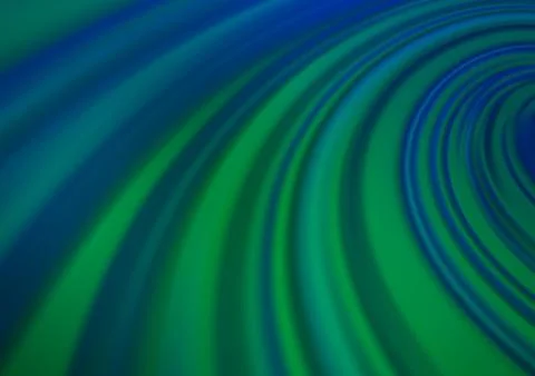 Dark Blue, Green vector blurred shine abstract background. 스톡 일러스트