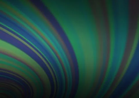 Dark Blue, Green vector blurred background. Stock Illustration