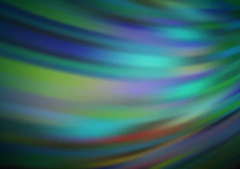 Dark Blue, Green vector blurred bright pattern. Illustrazione stock