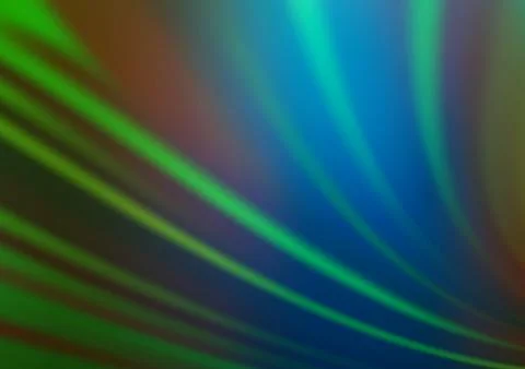 Dark Blue, Green vector blurred shine abstract background. Stock-Illustration
