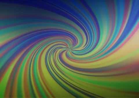 Dark Blue, Green vector blurred shine abstract pattern. Illustrazione stock