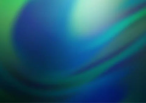 Dark Blue, Green vector blurred shine abstract pattern. イラスト素材