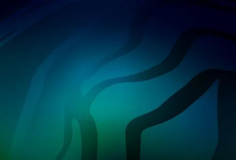 Dark Blue, Green vector blurred shine abstract texture. Illustrazione stock