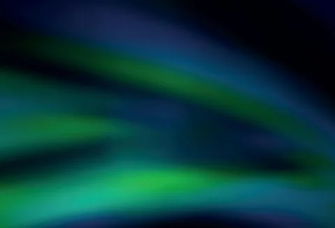 Dark Blue, Green vector blurred shine abstract background. Stock Illustration