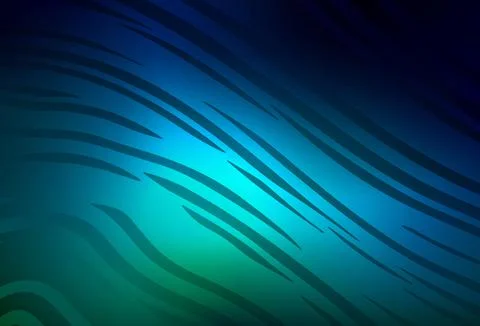 Dark Blue, Green vector blurred and colored pattern. Stock Illustration