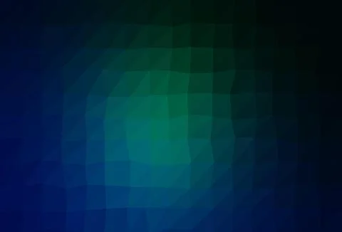 Dark Blue, Green vector blurry triangle pattern. Illustrazione stock