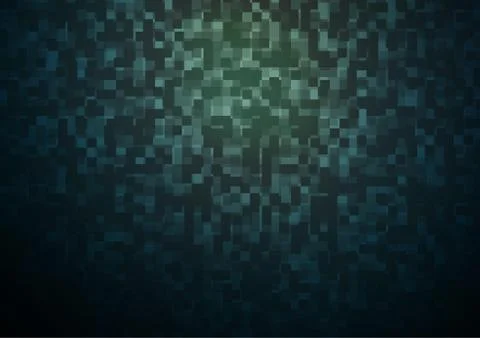 Dark Blue, Green vector cover in polygonal style. Stock Illustration