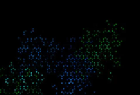Dark Blue, Green vector cover with polygonal style. Stock Illustration
