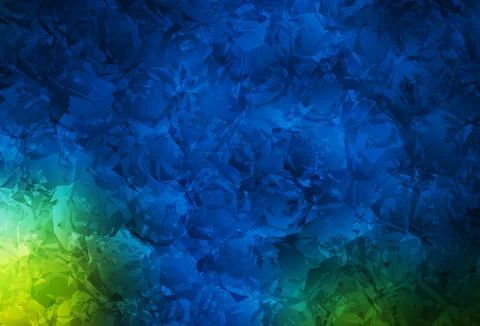 Dark Blue, Green vector elegant pattern with roses, flowers. Stock Illustration