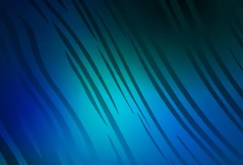 Dark Blue, Green vector glossy abstract background. Stock Illustration