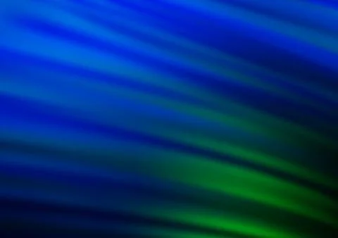 Dark Blue, Green vector glossy bokeh pattern. Stock Illustration