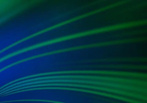 Dark Blue, Green vector glossy bokeh pattern. Stock Illustration