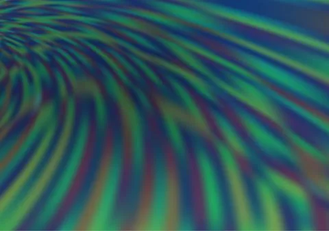 Dark Blue, Green vector glossy abstract template. 스톡 일러스트