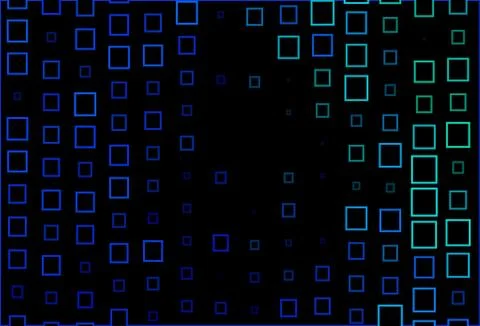 Dark Blue, Green vector layout with lines, rectangles. Stock Illustration