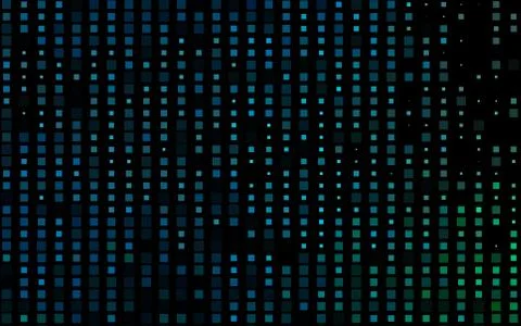 Dark Blue, Green vector layout with lines, rectangles. Stock Illustration