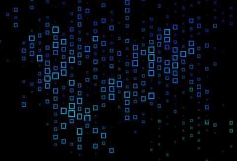 Dark Blue, Green vector layout with lines, rectangles. Illustrazione stock