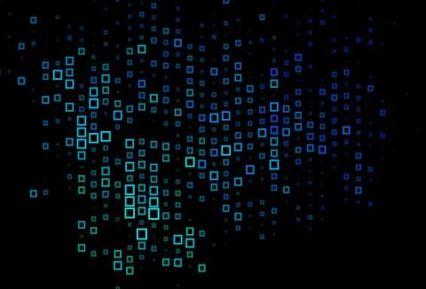 Dark Blue, Green vector layout with lines, rectangles. 스톡 일러스트