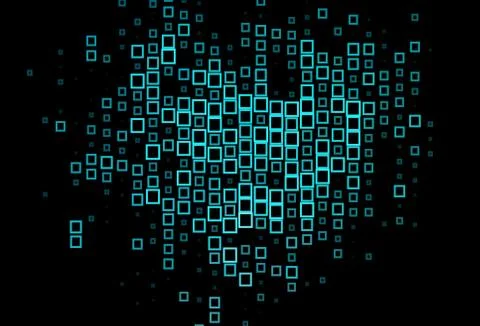 Dark Blue, Green vector layout with lines, rectangles. Stock Illustration