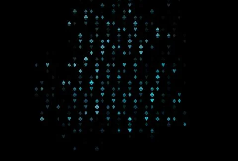 Dark Blue, Green vector layout with elements of cards. Ilustración de archivo