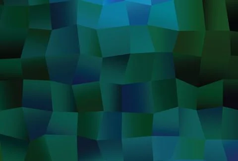 Dark Blue, Green vector layout with rectangles, squares. 스톡 일러스트